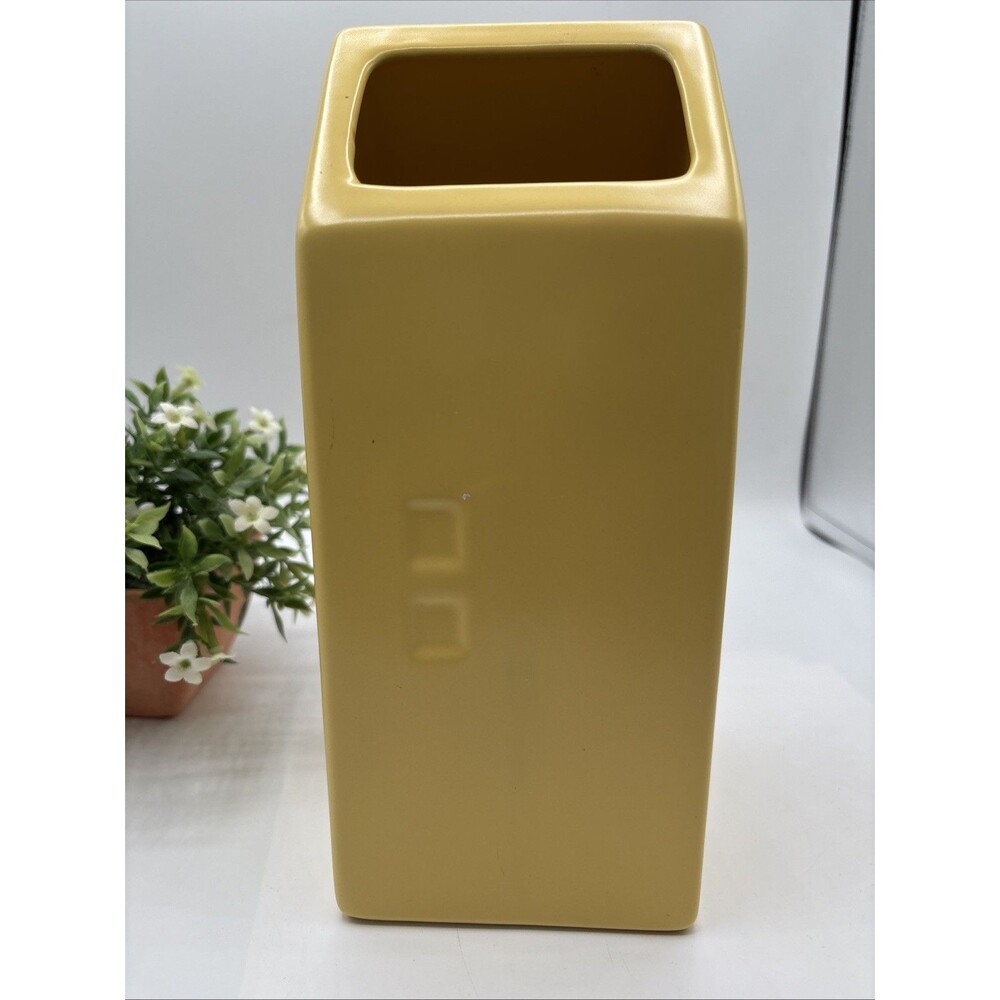 Rae Dunn By Magenta Yellow BLESSED House 9.25" Ceramic Utensil Holder Preowned - Picture 2 of 10